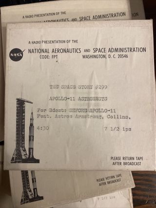 Rare NASA “Space Story” Reel To Reel Tapes From 1960s includes 2 Apollo 11 tapes 2