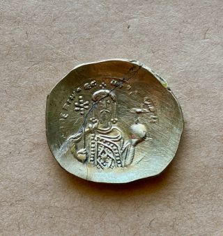 Histamenon Electrum Coin Of Alexius I Comnenus (1081 - 1118),  Constantinopolis