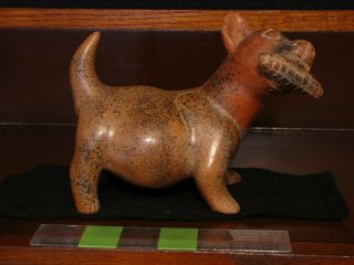 L/r.  Pre/post Columbian,  Pottery/ceramic,  Artistically Correct Dog Figure From -