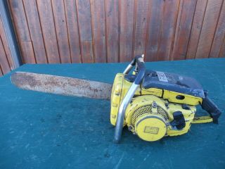 Vintage Mcculloch 1 - 53 Chainsaw Chain Saw With 20 " Bar