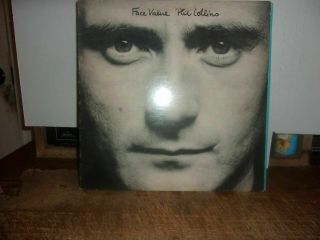 Phil Collins Face Value 1981 Vinyl Lp Atlantic Records In The Air Tonight
