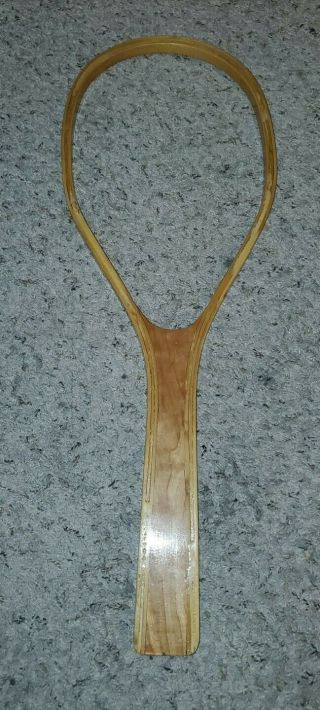 To Usa Vintage Hand Made Tennis Racquet Wooden Part
