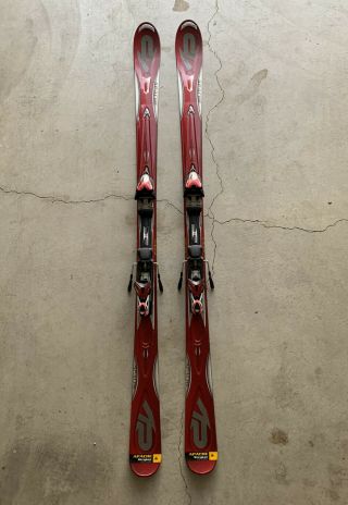 K2 Apache Stryker Skis ​,  Marker M1 12.  0 Bindings 2007 Vintage 174cm
