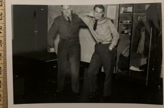 1950’s Us Army Soldier Snapshot Photo Handsome Gay Interest