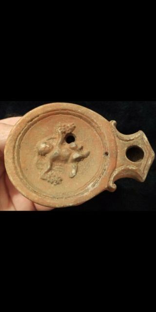 Time Of Christ Jesus,  2,  000 Year Old Holy Land,  Terra Cotta Oil Lamp
