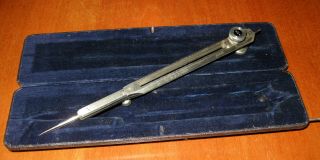 Vintage Dietzgen Co.  Chicago Ny N.  O.  Sf Plane Solid Circle Drafting Tool W Case