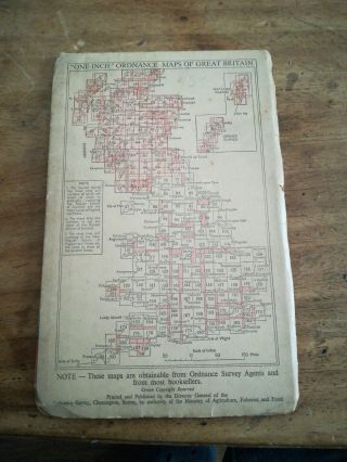 1958 Ordnace Survey Map Of London Nw 3