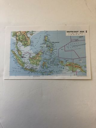 1994: Maps Of South East Asia & Japan Print