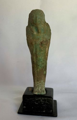 Ancient Egyptian Statuette Of A Pharaoh Mummy