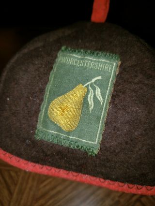 Vintage Boy Scout Hat world Jamboree 1937 with 4 period patches 3