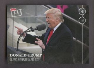 2016 Topps Now Election President Donald Trump