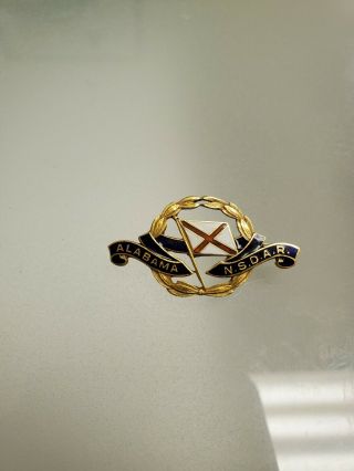 Daughters Of The American Revolution Alabama State Pin