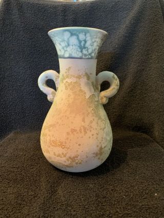 Tony Evans Desert Sands Raku Vintage Pottery Vase Signed