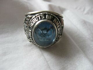 Boy Scouts Of America Eagle 2001 " Bryan " Size 9.  5 Stunning Ring