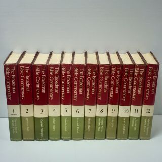 The Broadman Bible Commentary Revised Complete 12 Volume Set Vintage 1970 