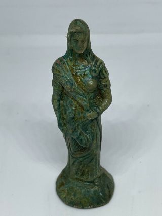 Roman Bronze Statue Of Virgin Mary 300ad