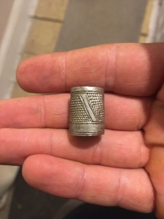 17th Century Silver Open Top Tailor’s Thimble - Metal Detecting Find C1640 - 1680