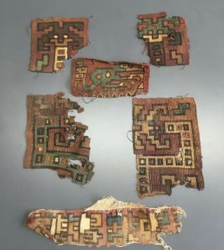Ancient Pre Columbian Textile Nazca Chancay Chimu 40