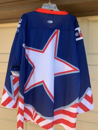 Vintage Houston Aeros 2000 IHL Hockey All Star Game jersey Turner Cup XXL 2
