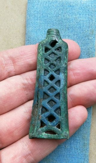 Unique Very Rare Ancient Scythian Bronze Artifact For Storing Needles