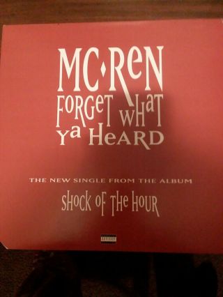 Mc Ren - Forget What Ya Heard Record 12 " Nm