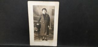 Malta Gozo - Vintage - Photo Postcard - Scene Of A Woman