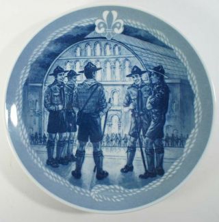 ⚜boy Scout World Jamborees Fellowship Plate 1920 London Olympia 2nd In Series Le