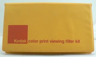 Vintage Kodak Color Print Viewing Filter Kit Kodak Pub.  R - 25 Cat 150 0735