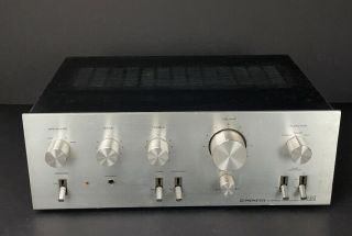 Vtg Pioneer Sa 6500 Ii Stereo Amplifier Silver Powers On