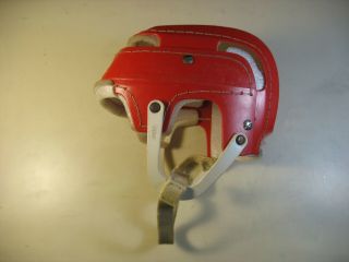 Vintage Cooper SK 100 JR red Hockey Helmet (1970 ' s) 2