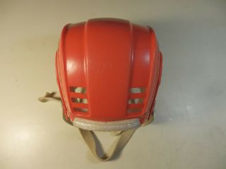Vintage Cooper SK 100 JR red Hockey Helmet (1970 ' s) 3