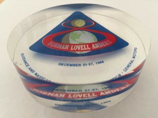 Vintage Apollo 8 Paperweight AC Electronics GM Guidance & Navigation 3