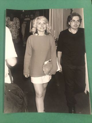 Deborah Harry Blondie 7 X 9 Vintage Orginial Press Photo 1988