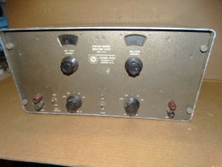 Vintage Krohn - Hite Band Pass Filter Model 330 - A 12ax7 12au7 Needs Vacuum Tubes