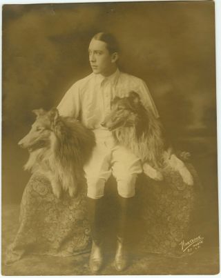Jack Pickford Vintage Ca.  1920 Photograph And Real Photo Postcard Of Same Image