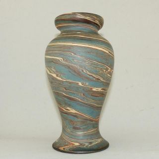 Niloak Art Pottery Mission Swirl Vase Vintage Exc