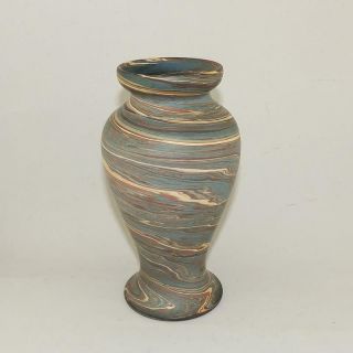 Niloak Art Pottery Mission Swirl Vase Vintage EXC 3