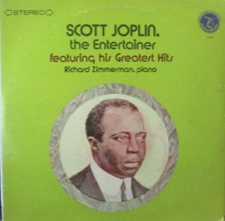 Richard Zimmerman - Scott Joplin - The Entertainer Vinyl Lp Us Press