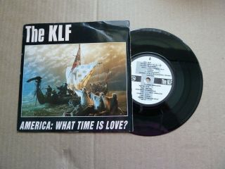 The Klf - America: What Time Is Love? / America No More - 7 " P/s - The Jams