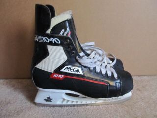 Vintage Micron Mega 10 - 90 Ice Hockey Skates Size 10 E
