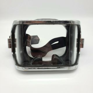 VTG US Divers Aqua Lung Wrap Around Professional Mask Model 5034 w/ Box 2