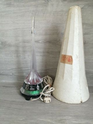 Vintage Soviet Russian Ussr Rocket Space Program Lamp