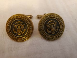 Rare Seal Of The Vice President United States Political Cufflinks