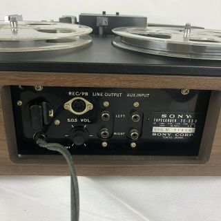 Sony TC - 350 Stereo Reel To Reel Tape Recorder Player Vintage Parts Only 3