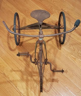Vintage Tricycle Bike From Late 1800s Or Early 1900s