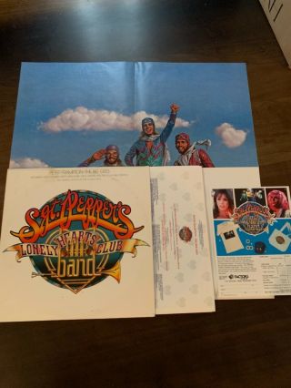 Sgt.  Peppers Lonely Hearts Club Band 2 - Lp Beegees Beatles Poster/gatefold/inserts