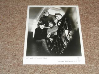 Vintage 8 " X 10 " Black And White Photograph Photo Jay And The Americans Look