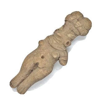 Rare Pre - Columbian Michoacan Artifact Antiquity Pottery Fertility Doll Effigy C