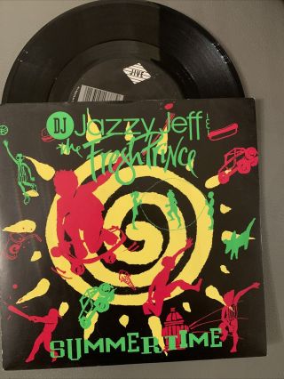 Dj Jazzy Jeff And Fresh Prince.  Summertime.  7 Inch Vinyl
