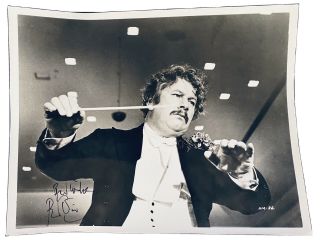 Peter Ustinov Composer & Actor Glossy B&w 8x10 Photo With Forged Signature